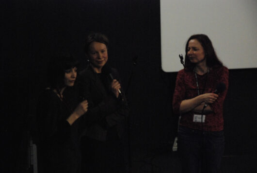 14 Mars - Compétition Internationale. La réalisatrice Oksana Buraja présente son film KRETOS SALA © Mélodie Penet
