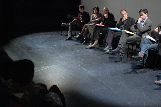 13 Mars - Rencontre professionnelles. Avec Philippe Chazal, Esther Flath, André Gattolin, Yves Jueland, Eric Maigret, Vincent Meslet et Franck Eskenazi © Caroline Cieslik