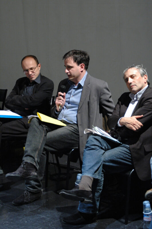 13 Mars - Rencontre professionnelles. Avec Philippe Chazal, Esther Flath, André Gattolin, Yves Jueland, Eric Maigret, Vincent Meslet et Franck Eskenazi © Caroline Cieslik