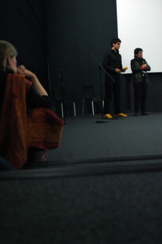 12 Mars - Compétition Internationale. Le réalisateur Gregorio Graziosi et la réalisatrice Thereza Menezes présentent leur film SABA © Caroline Cieslik