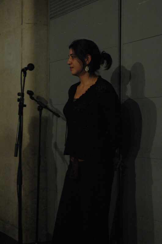 15 Mars - Compétition Française. La réalisatrice Camila Guzmán Urzúa présente son film EL TELON DE AZUCAR © Caroline Cieslik