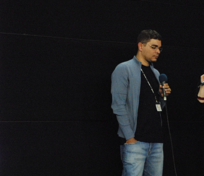 12 Mars - Compétition Internationale. Le réalisateur Afonso Nunes présente son film SENTINELA © Mélodie Penet 