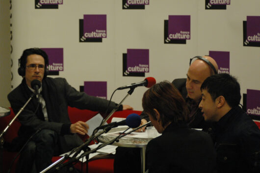 14 Mars - France Culture. Enregistrement public consacré à Cinéma du réel. TOUT ARRIVE animé par le journaliste Arnaud Laporte © Caroline Cieslik