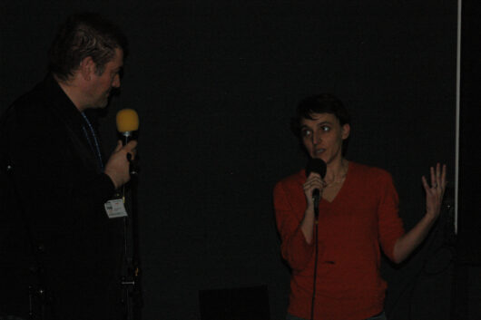 14 Mars - Compétition Française. La réalisatrice Marie Voignier présente son film LE BRUIT DU CANON © Caroline Cieslik