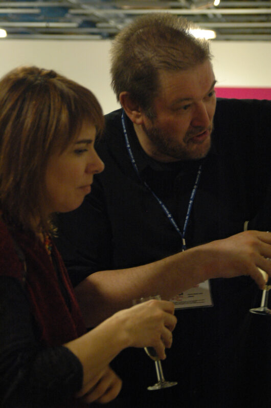 11 Mars - Cocktail. Catherine Bizern et Pierre Oscar Levy © Caroline Cieslik