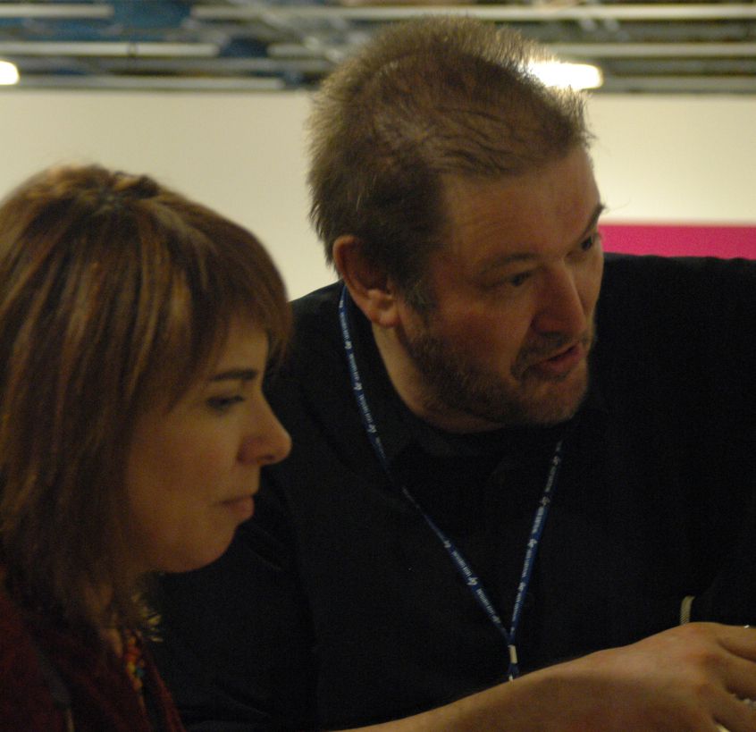 11 Mars - Cocktail. Catherine Bizern et Pierre Oscar Levy © Caroline Cieslik