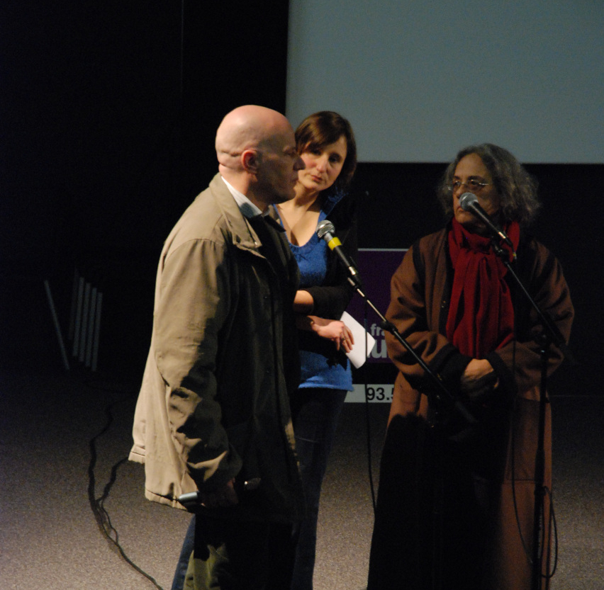 11 Mars - Compétition Internationale. Le réalisatrice Mary Jimenez présente son film LE DICTIONNAIRE DE MARCUS avec Marcus Sluse (protagoniste) © Alexia Villard