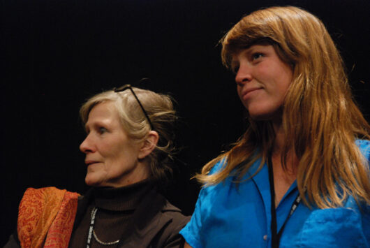 11 Mars - Compétition Internationale. La réalisatrice Brigid McCaffrey présente son film TJÚBA TÉN avec Gill Gladstone © Alexia Villard