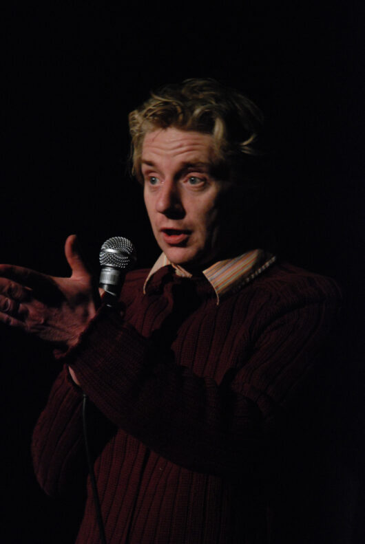 13 Mars - Compétition Française. Le réalisateur Amaury Brumauld présente son film UNE OMBRE AU TABLEAU © Alexia Villard