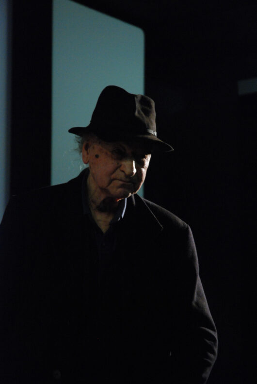 15 Mars - News From. Le réalisateur Jonas Mekas présente son film LITHUANIA AND THE COLLAPSE OF THE URSS © Valérie Dupoy