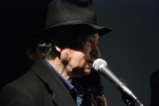 15 Mars - News From. Le réalisateur Jonas Mekas présente son film LITHUANIA AND THE COLLAPSE OF THE URSS © Valérie Dupoy