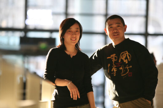 Ke Dingding et Guo Jing, réalisatrice et réalisateur de MAXI XUEXIAO © Florent Michel