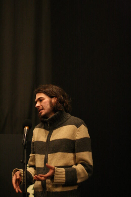 12 Mars - Compétition Internationale. Le réalisateur Matias Meyer présente son film WADLEY © Nicolas Rapin