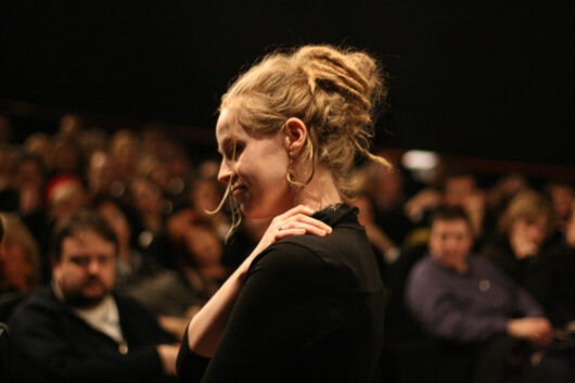 13 Mars - Compétition Internationale. La réalisatrice Manon Ott présente son film YU © Nicolas Rapin