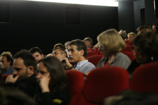 14 Mars - Le réalisateur Pierre Boccanfuso installé en salle © Nicolas Rapin
