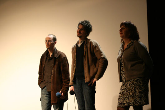 15 Mars - Compétition Française. Les réalisateurs François-Xavier Drouet et Boris Carré présentent leur film L'INITIATION © Nicolas Rapin