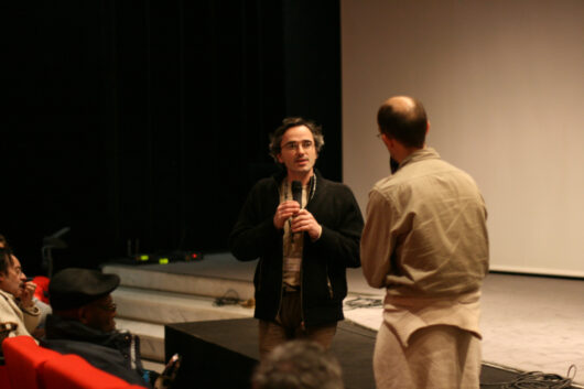 17 Mars - Compétition Internationale. Le réalisateur Thomas Ciulei présente son film PODUL DE FLORI avec _ © Nicolas Rapin