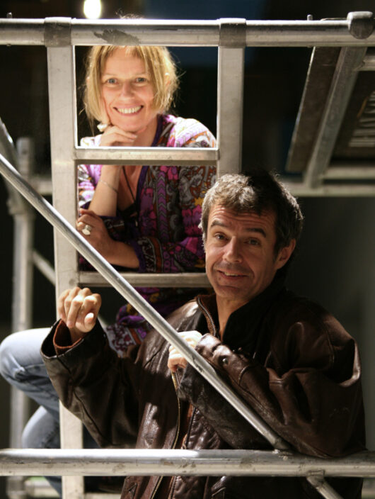 Joëlle Janssen et Jean-Marie Barbe, réalisatrice et réalisateur de JE PRENDS TA DOULEUR © Florent Michel 