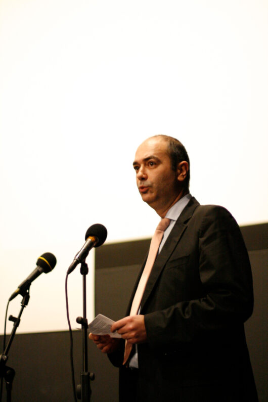6 Mars - Cérémonie d'Ouverture. Thierry Grognet, directeur de la Bibliothèque publique d'information © Nicolas Rapin