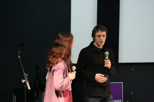 9 Mars - Compétition Française. Le réalisateur Olivier Dury présente son film MIRAGES avec Corinne Bopp © Valérie Dupoy