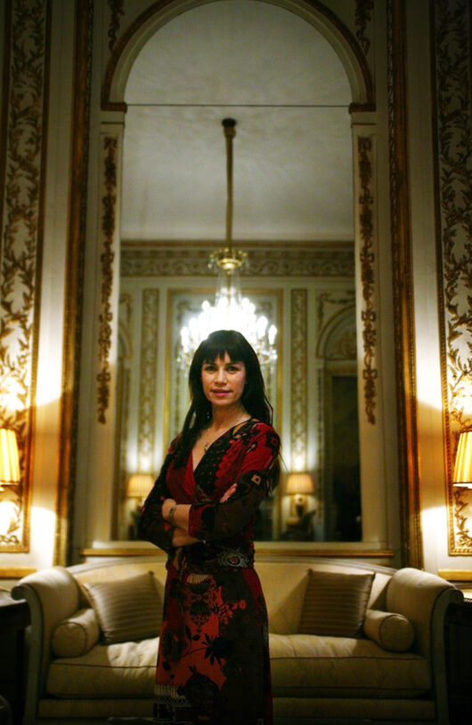 L'actrice Valérie Kaprisky à l'Ambassade des États-Unis d'Amérique © Florent Michel