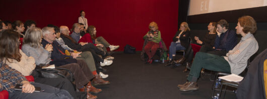 25 Mars - ParisDOC - Matinale 1, Contre le scénario documentaire, avec Claire Simon, Léa Pernollet, Gaëlle Jones, Albert Serra, Stéphane Delorme (modérateur) © Hervé Veronese