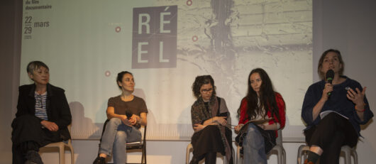 26 Mars - Festival parlé, Savoirs situés, Myriam Dao, Alice Leroy (modératrice), Maryam Tafakory, Assia Turquier-Zauberman (traductrice), Diana Allan © Hervé Veronèse