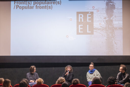 28 March - Popular Front(s), discussion following the screengins of THE SOUND OF SIRENS and OUR MINDS ARE AS IF OCCUPIED, with Valentine Oberti (Médiapart), Donatienne Berthereau, Joana Dos Reis and Léo Guthmann © Hervé Veronese