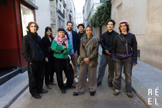 Some filmmakers from the First window section: Lory Glenn, Camille Sisman, Eva Morin, Hugo Mazzoccoli, Clara Jeany, Magalie Vaz, Elouan Le Bars, Marthe Perret © Léa Rener
