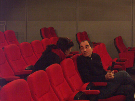 Soirée Surprise. Die Natch / La Nuit, avec le soutien de ARTE. Marie-Pierre Duhamel et Paul Ouazan © Mathieu Marre