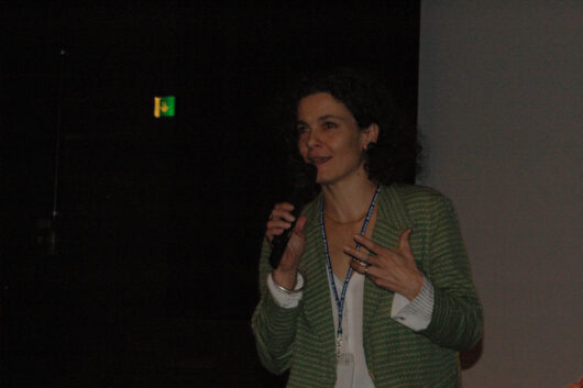 17 Mars - Compétition Internationale. La réalisatrice Enrica Colusso présente son film ABC COLUMBIA © Caroline Cieslik