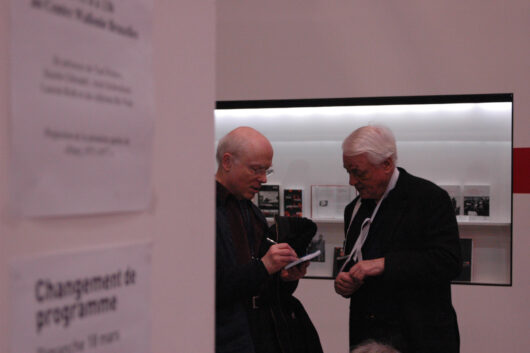 17 Mars - Le critique Bernard Eisenschitz et le réalisateur Alexander Kluge © Caroline Cieslik