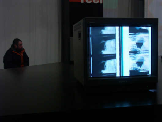 4 Mars - Installation vidéo LE TESTAMENT DU XX SIÈCLE (Centre de culture contemporaine de Barcelone) au Centre Pompidou © Sylvain Bich