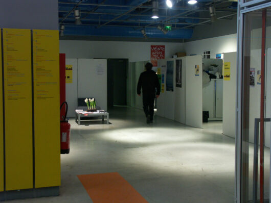 12 Mars - Bureau de l'équipe du festival au Centre Pompidou © Sylvain Bich