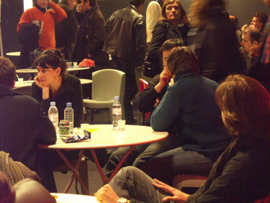 Cafétéria du festival au Centre Pompidou © Mathieu Marre