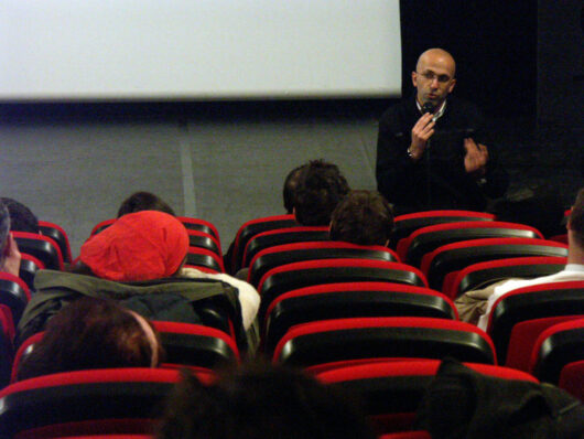 9 Mars - Compétition Française. Le réalisateur Malek Bensmail présente son film LE GRAND JEU © Sylvain Bich