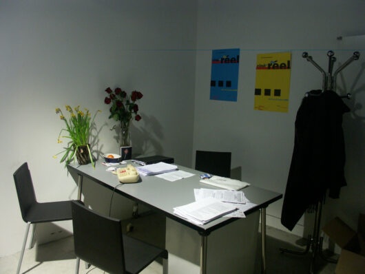 12 Mars - Bureau de l'équipe du festival au Centre Pompidou © Sylvain Bich