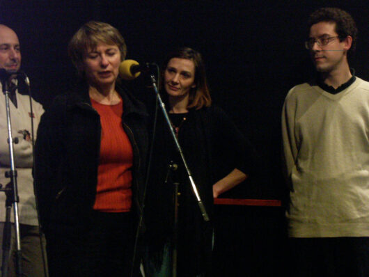 12 Mars - Cérémonie de Clôture. Palmarès. Prix du Patrimoine : LES DEUX VIES D'EVA de la réalisatrice Esther Hoffenberg © Sylvain Bich