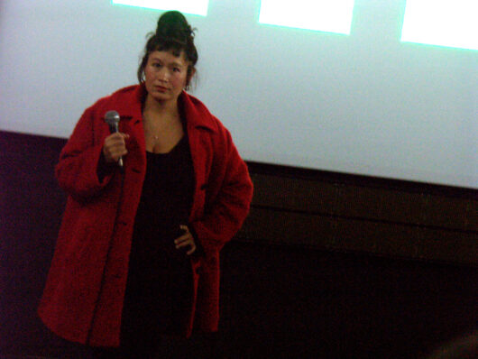 9 Mars - Compétition Courts-Métrages. La réalisatrice Hito Steyrel présente son film NOVEMBER © Sylvain Bich