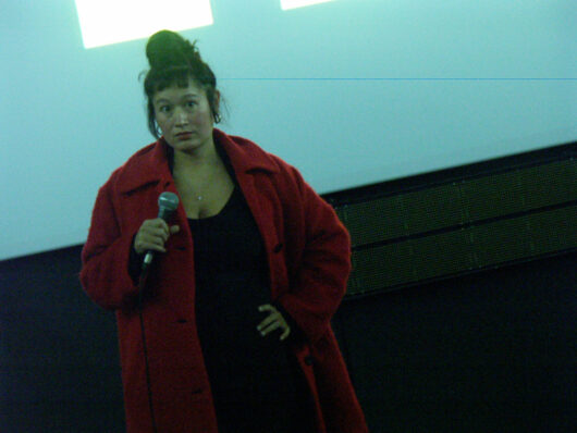 9 Mars - Compétition Courts-Métrages. La réalisatrice Hito Steyrel présente son film NOVEMBER © Sylvain Bich