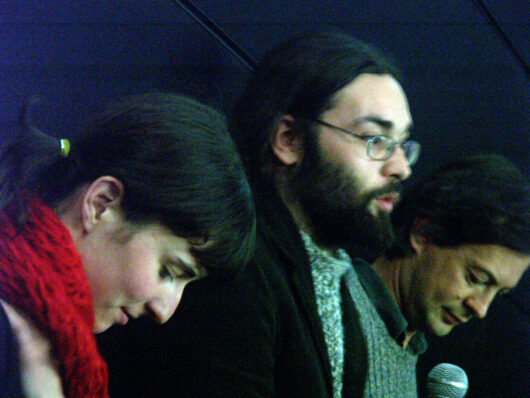 6 Mars - Documentaire en Espagne. Maria Zapico, Fran Araújo et Gabriel Gómez Quintela © Sylvain Bich